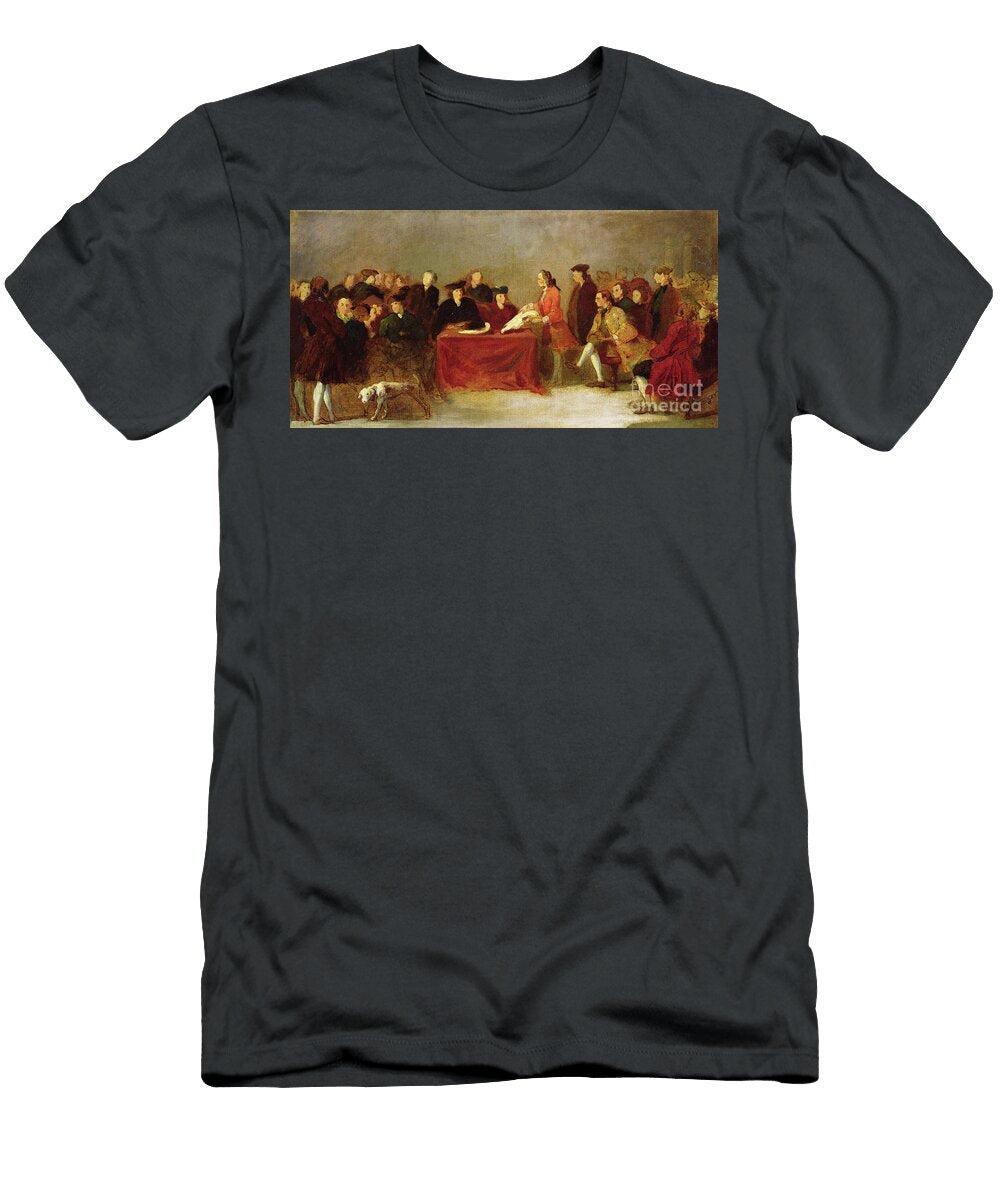 Meeting of the Academy or Natural History Examination in Venice Italian School T-Shirt