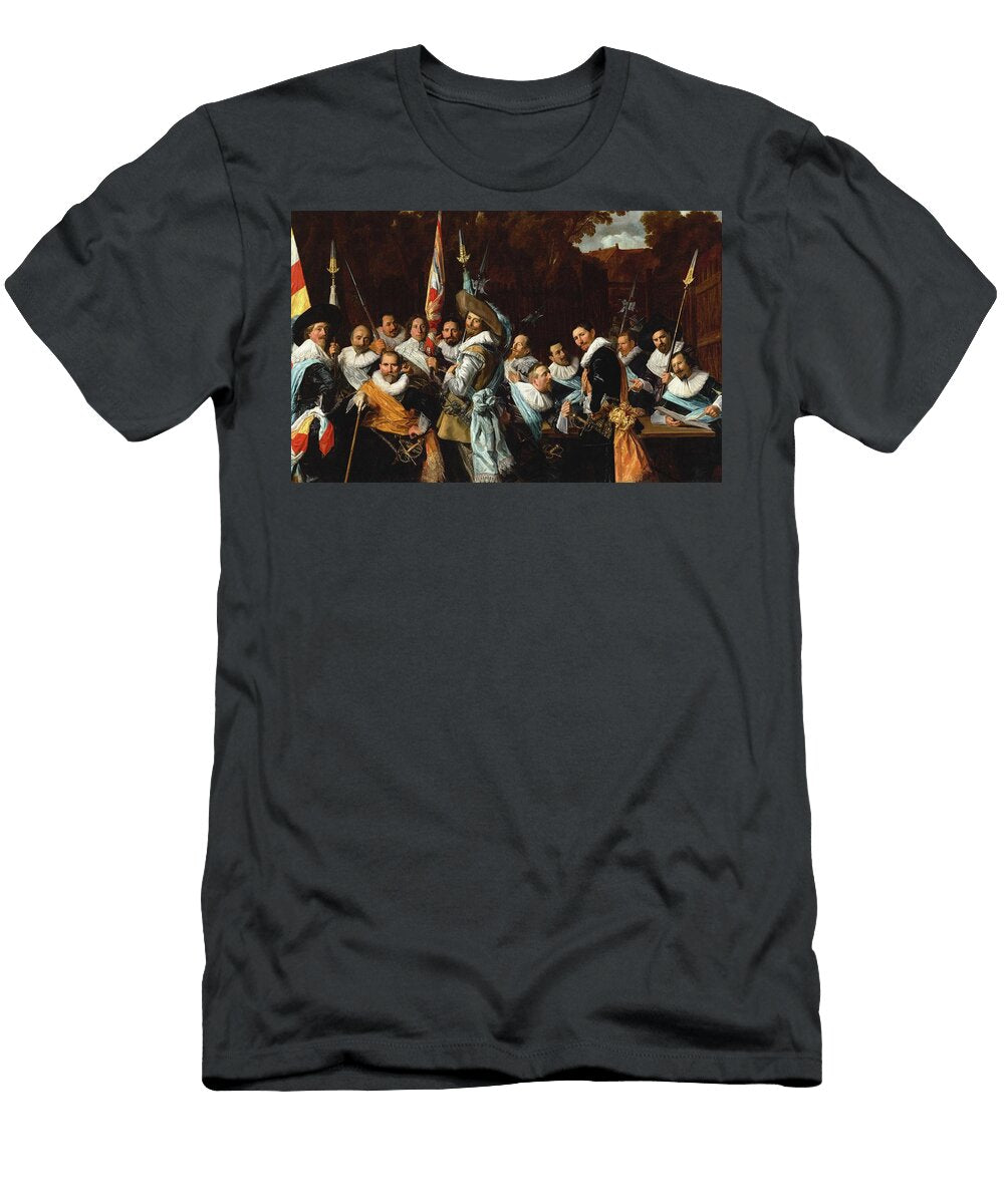 Meeting of the Officers and Sergeants of the St Adrian Civic Guard Frans Hals T-Shirt