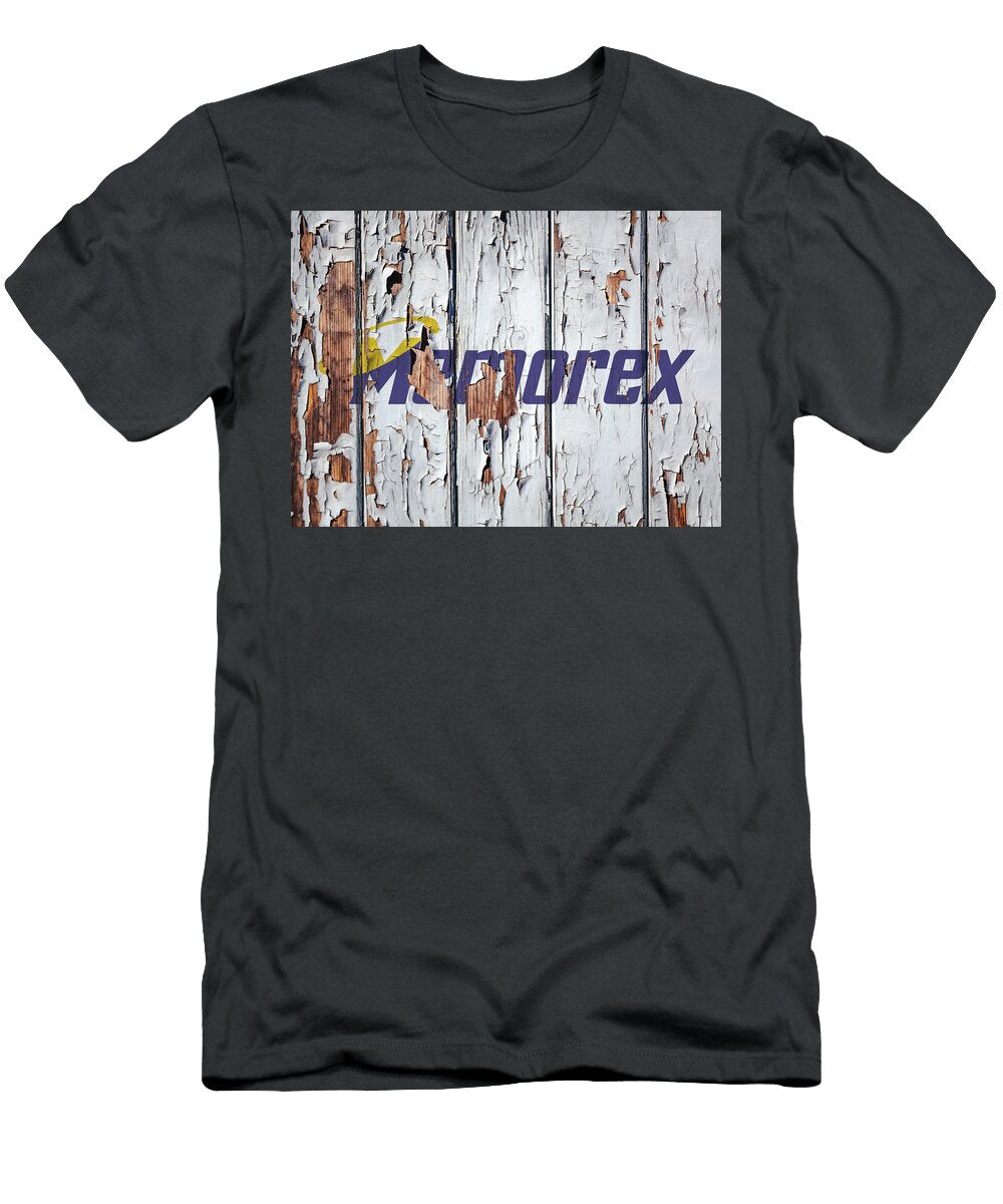 Memorex Vintage Logo Peeling Paint on Old Wall Design Turnpike T-Shirt