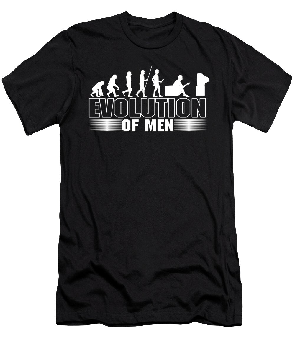 Men Watching Tv Television Movie Series Show Gift Thomas Larch T-Shirt