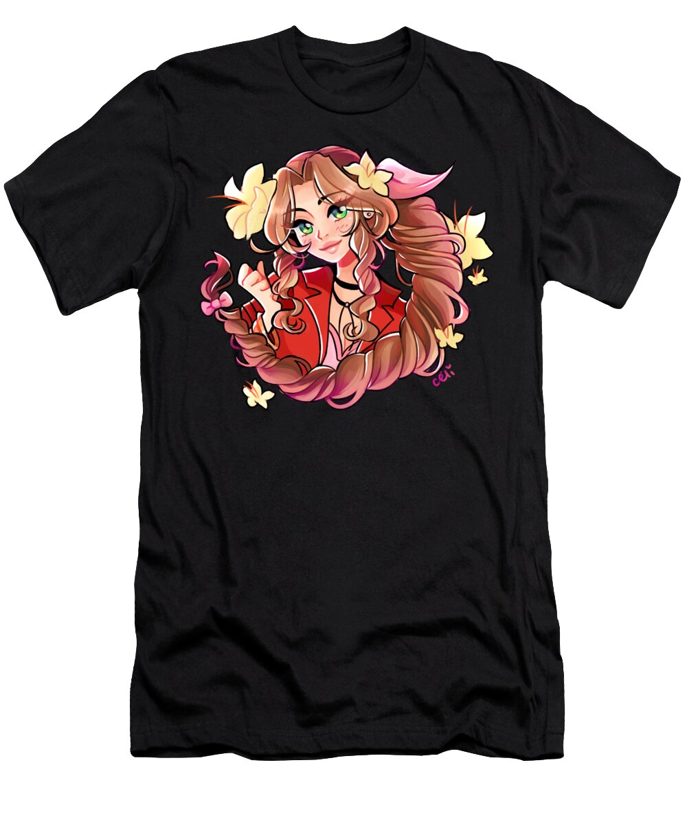 Men Women Role Final Playing Fantasy Video Games Funny Men Fan Anime Chipi T-Shirt