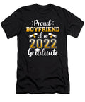 Mens Proud Boyfriend of Class of 2022 Graduate Senior Graduation 1 T-Shirt