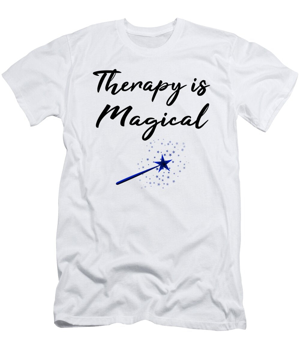 Mental Health Awareness Therapy Is Magical Counselor Kanig Designs T-Shirt