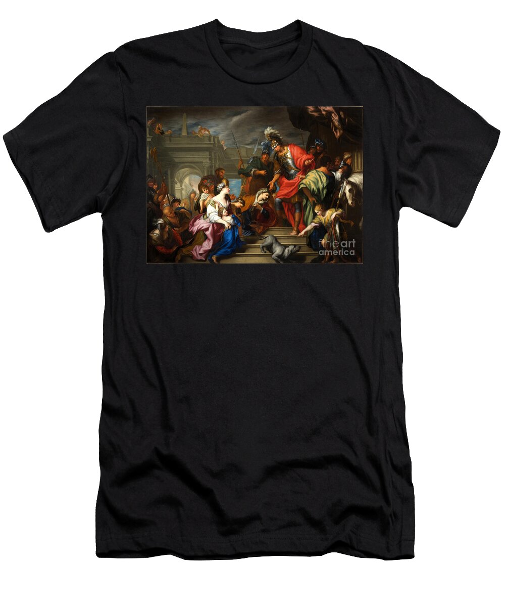 Mercy of Alexander 17th Century Domenico the Elder Piola T-Shirt