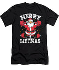 Merry Liftmas Santa Claus Weightlifter Natalie Lidford T-Shirt