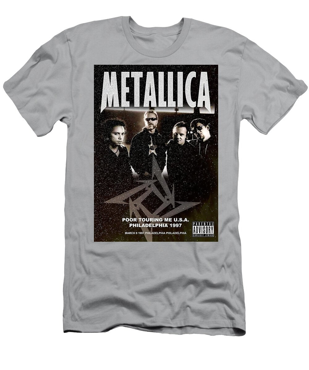 Metallica 1997 Concert Poster World Art Collective T-Shirt