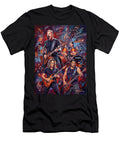 Metallica Abstract Portrait Art of Music Icons Iconic Musicians Legend Paint Sampadart Gallery T-Shirt