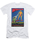 Metallica Concert Poster with Neon Designs World Art Collective T-Shirt