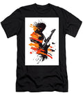 Metallica Musican Electric Guitarist in Abstract Style Jennifer Moore T-Shirt