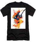 Metallica Musican Vibrant Guitarist in Abstract Art Jennifer Moore T-Shirt