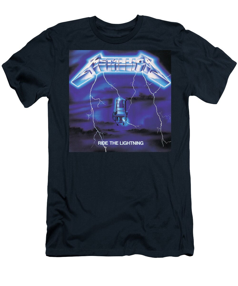 Metallica Ride the Lightning Album Cover 1984 Robert Banach T-Shirt