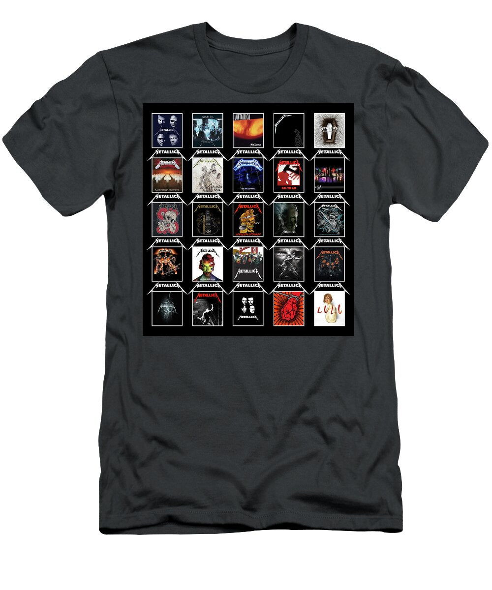 Metallicaa Music Album Collection Poster Wall Art Decor Gift Prempersaud Haribaran T-Shirt