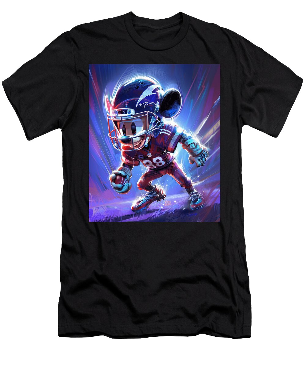 Mickey Mouse Vs Colorado Rockies Rockies Rally Challenge Robertz Schuler T-Shirt
