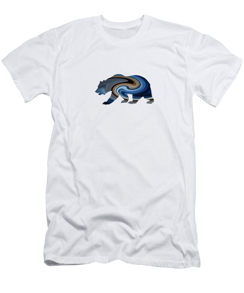 Midnight Bear Whispering Peaks Photography T-Shirt