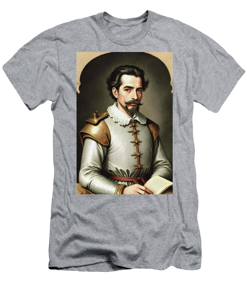 Miguel De Cervantes Author John Springfield T-Shirt