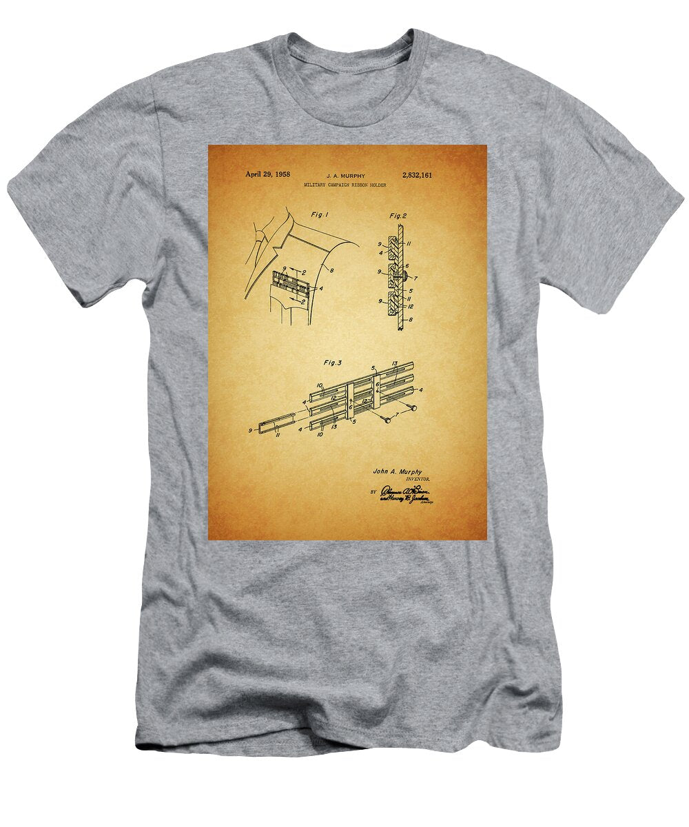 Military Ribbon Holder Patent Dan Sproul T-Shirt