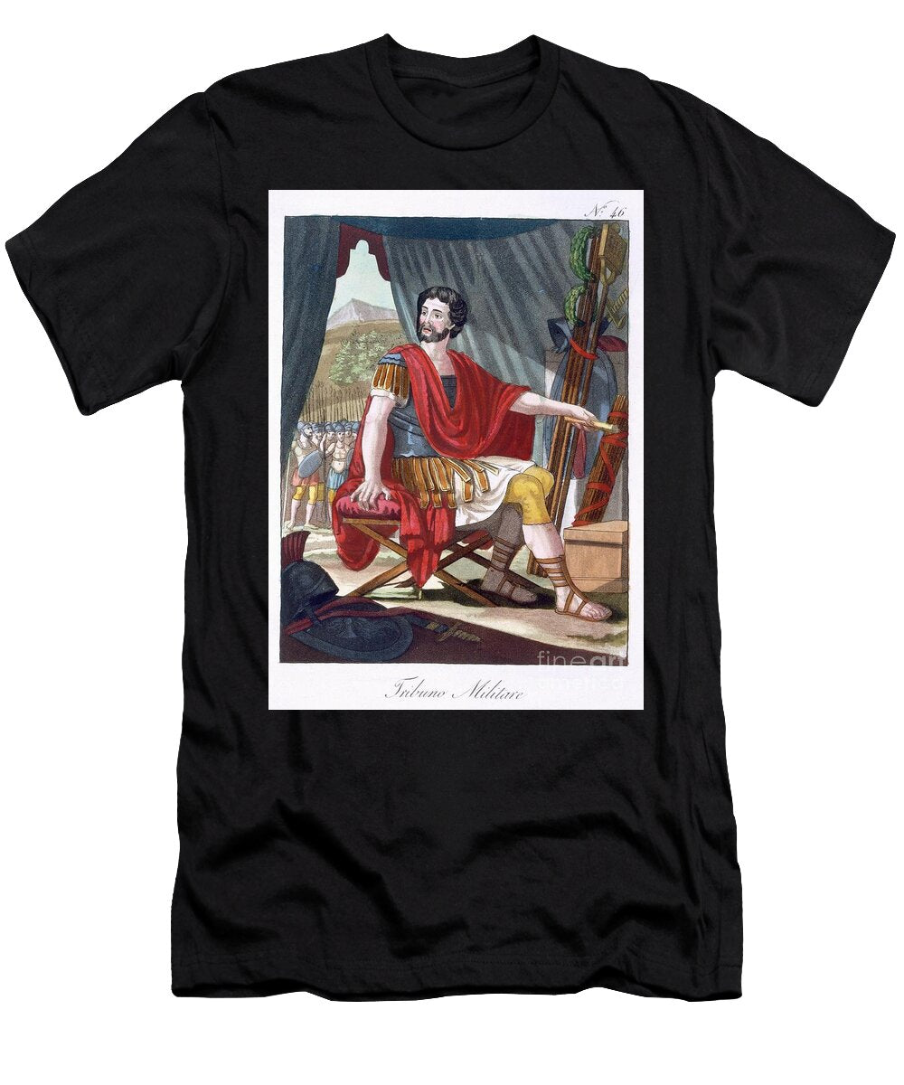Military Tribune Illustration From Lantique Rome Engraved By Labrousse Published 1796 Jacques Grasset De Saint Sauveur T-Shirt