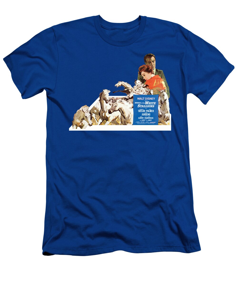 Miracle of the White Stallions 1963 3d Movie Poster Stars on Art T-Shirt