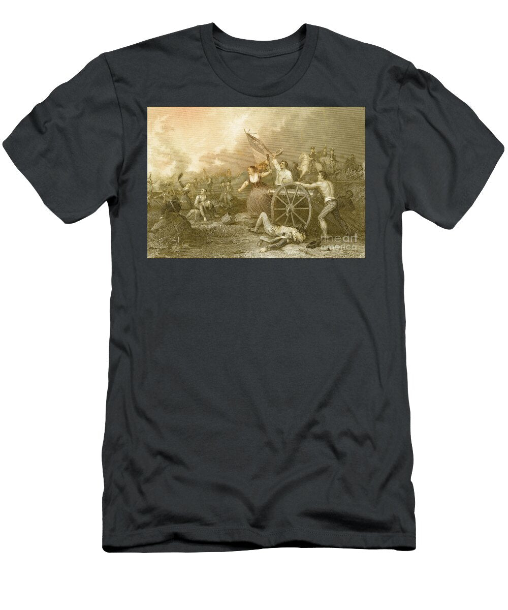Molly Pitcher At the Battle of Monmouth Photo Researchers T-Shirt