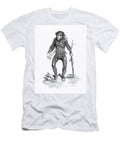 Monkey Holding a Staffblack Oran Otan From Zoological Lectures Delivered At the Royal Institution in Salsabeel Studio T-Shirt