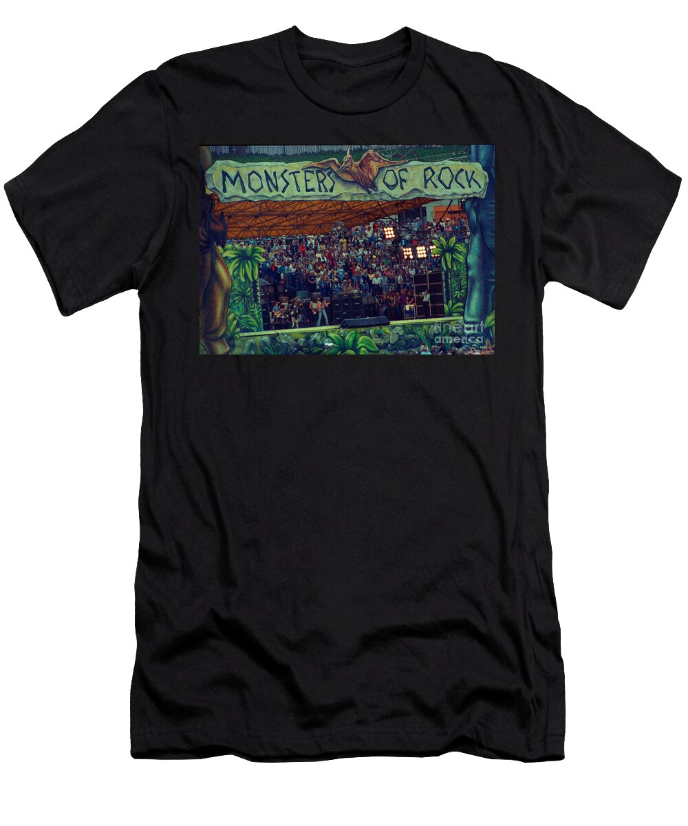 Monsters of Rock Stage While a C D C Started Their Set July 1979 Daniel Larsen T-Shirt