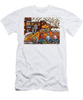 Montreal Winterscene Paintings for Sale Snowplows and Hockey Art Paintings for Sale C Spandau Artist Carole Spandau T-Shirt