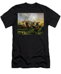 Moroccan Horsemen in Military Action 1832 Ferdinand Victor Eugene Delacroix T-Shirt