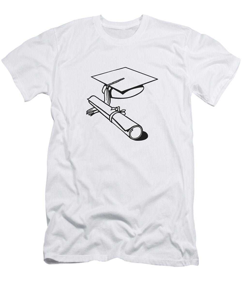 Mortarboard and Diploma Csa Images T-Shirt