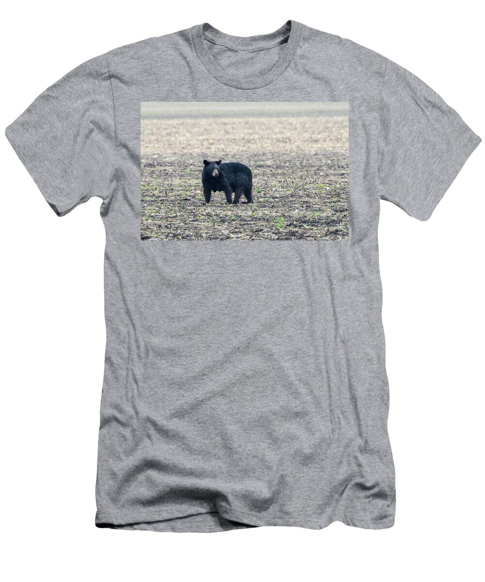 Mother Bear in a Corn Field Fon Denton T-Shirt