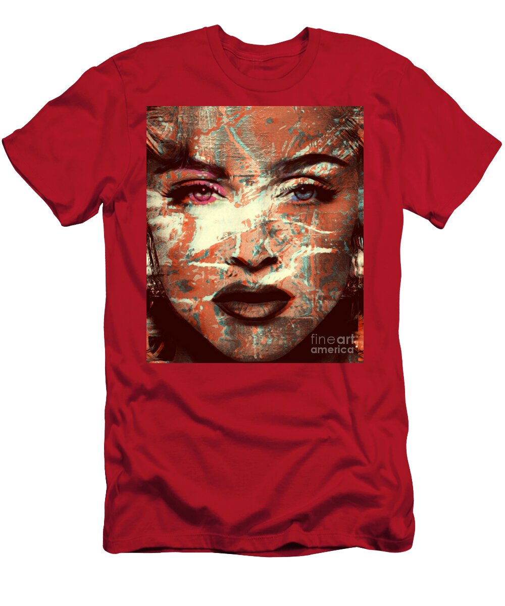 Motiv Madonna 3 D Original Screenprinting Felix Von Altersheim T-Shirt