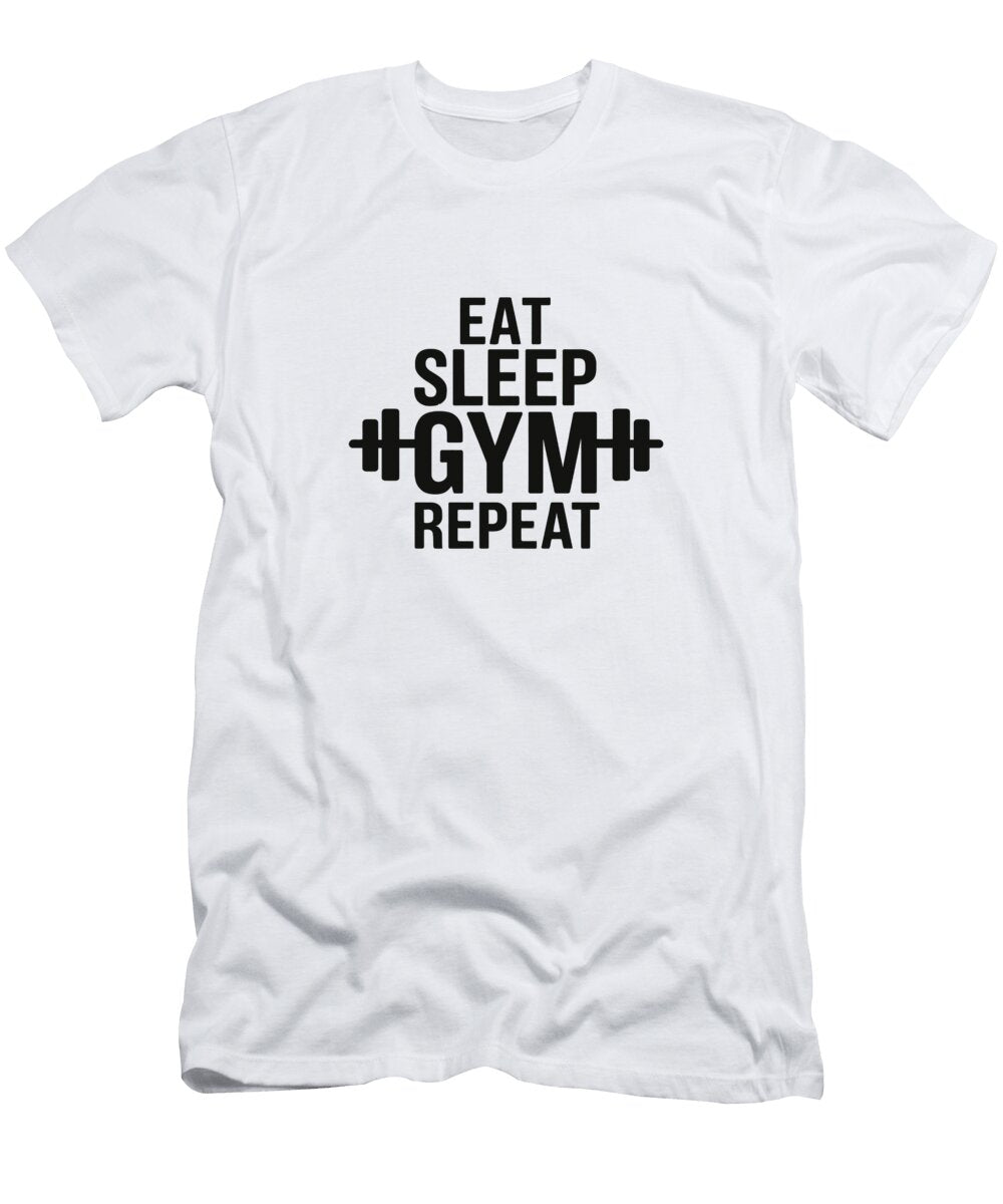 Motivational Fitness Routine Poster Joanna Redesiuk T-Shirt