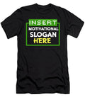 Motivational Slogan Here Workout Gym Bodybuilders Bodybuilding Exercise Barbells Gift Thomas Larch T-Shirt