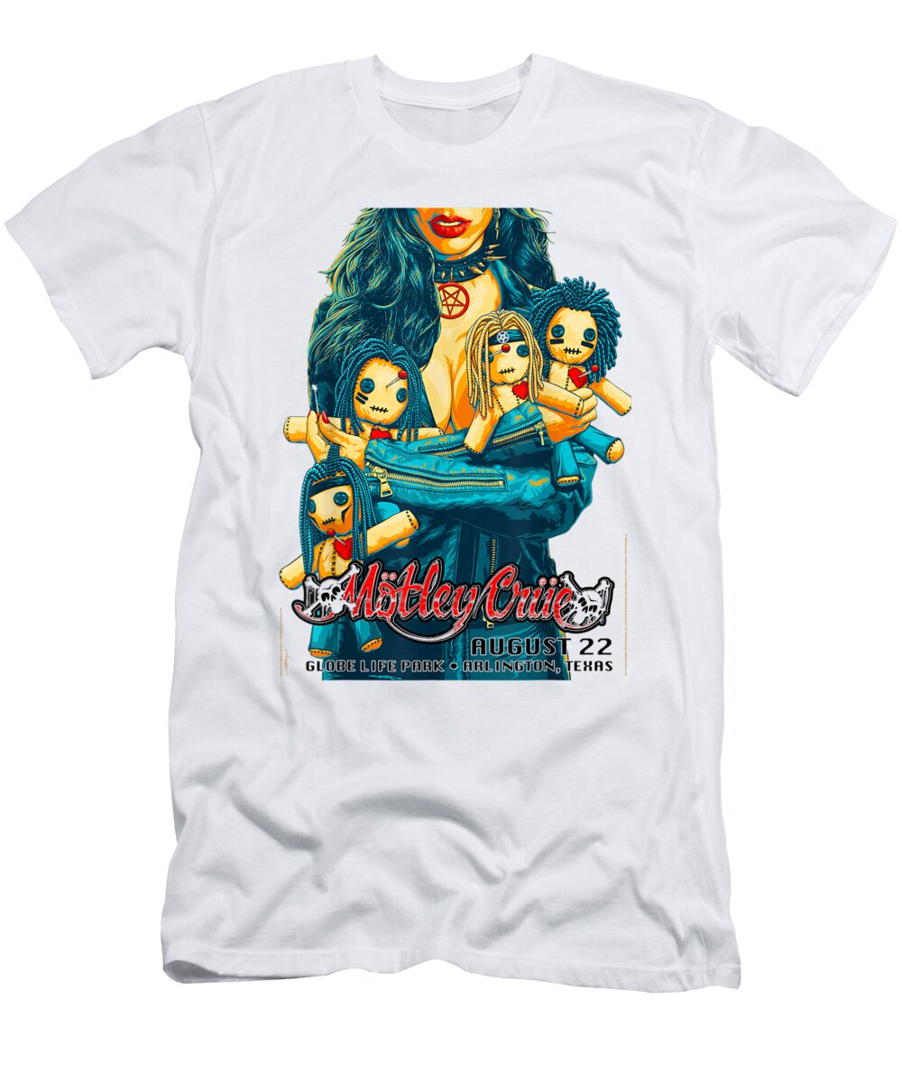 Motley Crue the Final Tour Caricature Motley Crue T-Shirt
