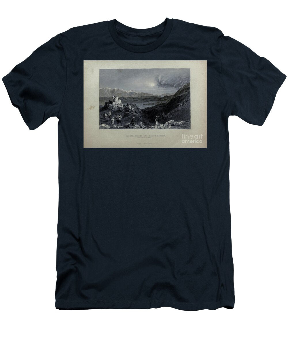 Mount Hermin Hermon 1837 T1 Historic Illustrations T-Shirt