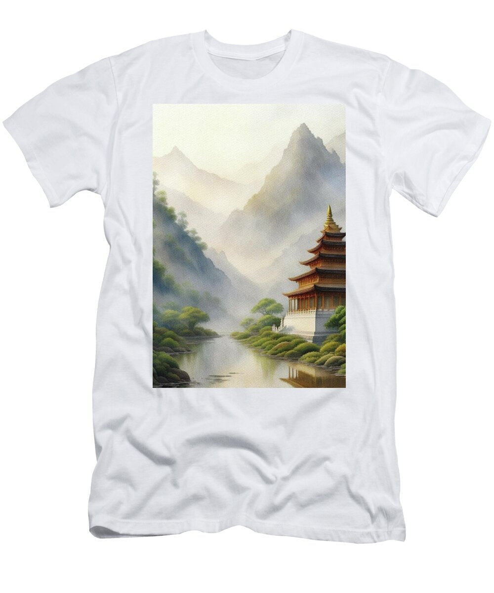 Mountain Pagoda Pierre Blanchard T-Shirt