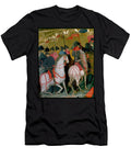 Mounted Soldiers Detail From the Altarpiece of the Virgin and St George C1390 1400 Lluis Borrassa T-Shirt