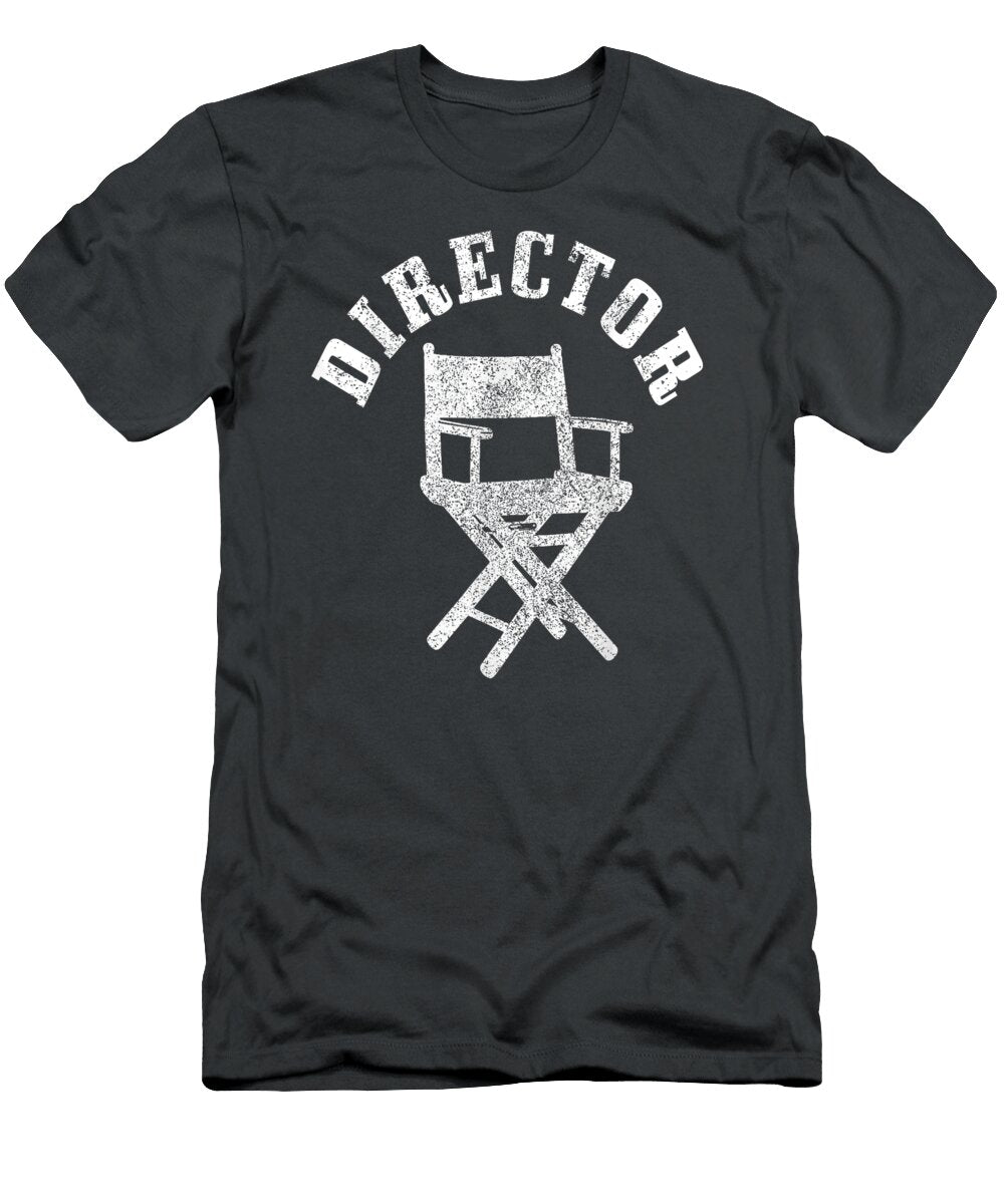 Movie Director Chair Film Making Filmmaker Funny Gift Kyranf Scier T-Shirt