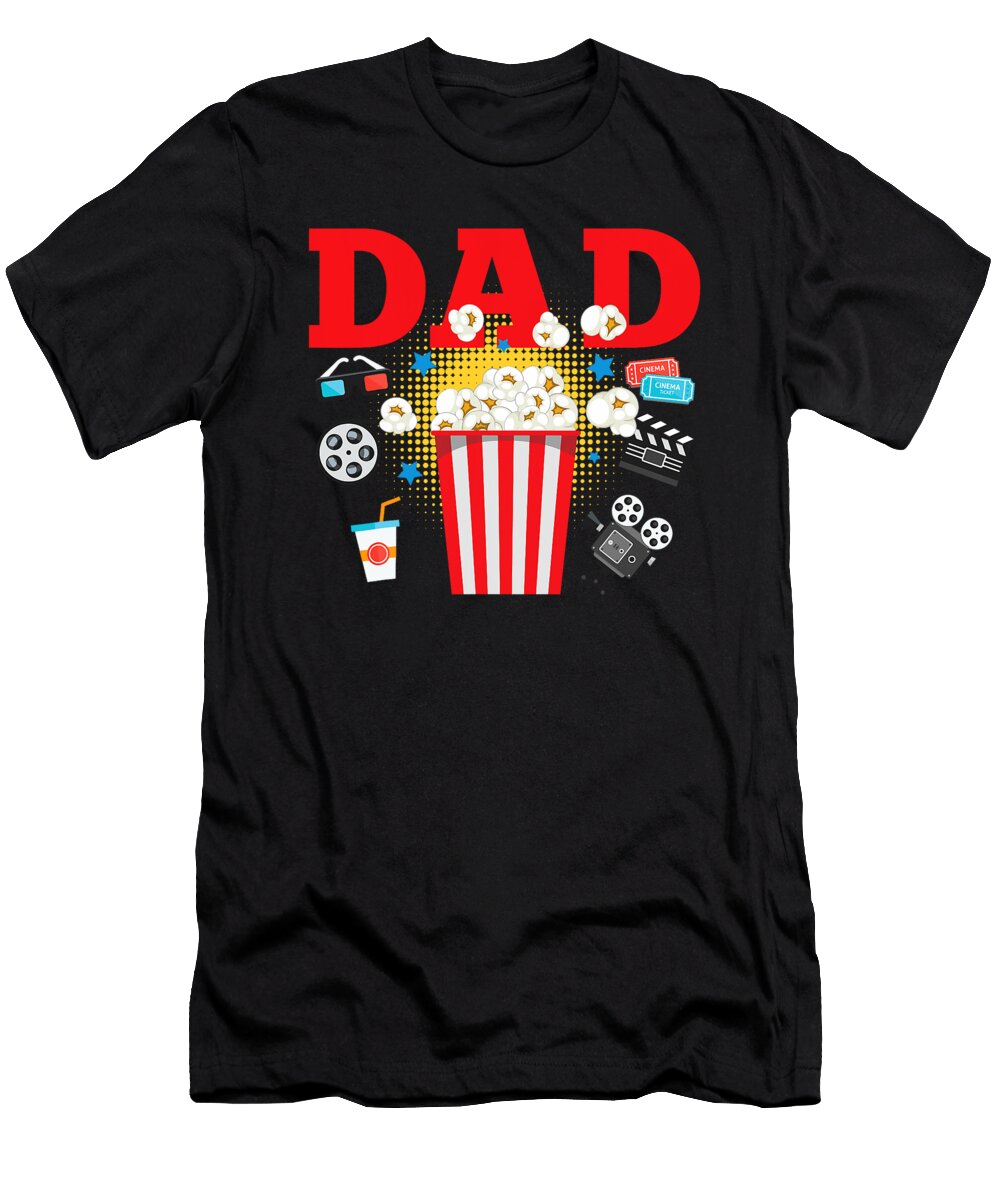 Movie Night Party Dad Movie Themed Birthday Sophie Eleanor T-Shirt