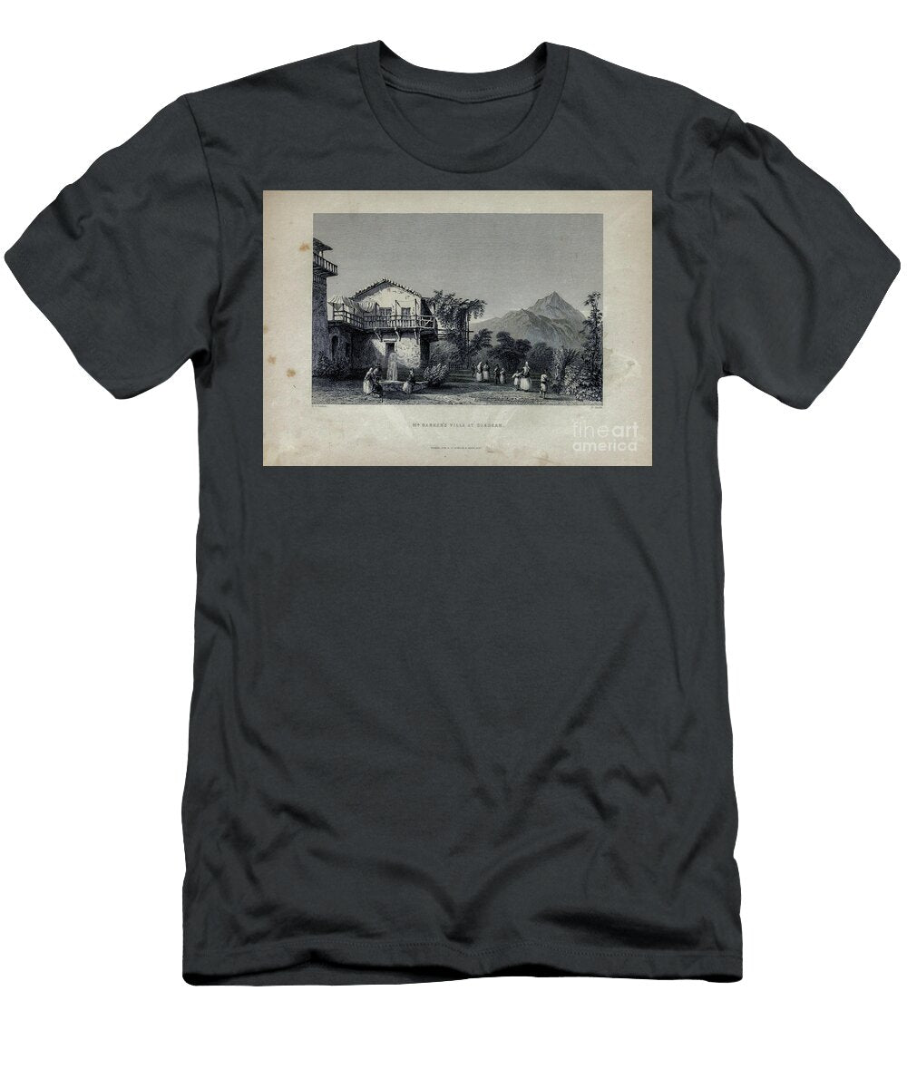 Mr Barkers Villa At Suadeah Lebanon T1 Historic Illustrations T-Shirt