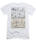 Ms 131k Different Species of Tree and Sawing Logs From Traite De Fortifications Claude Masse T-Shirt