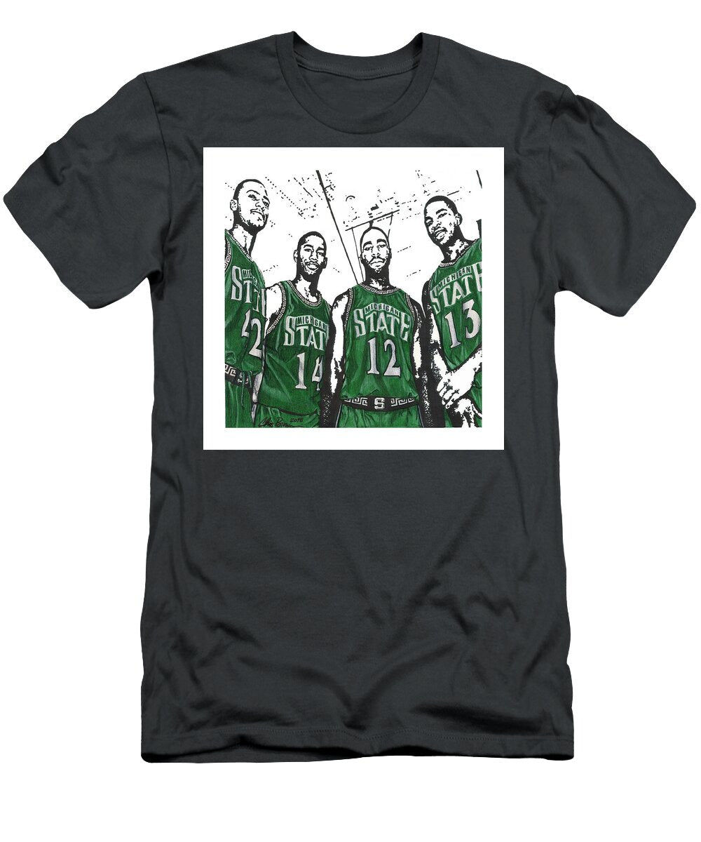 Msu Flintstones Chris Brown T-Shirt