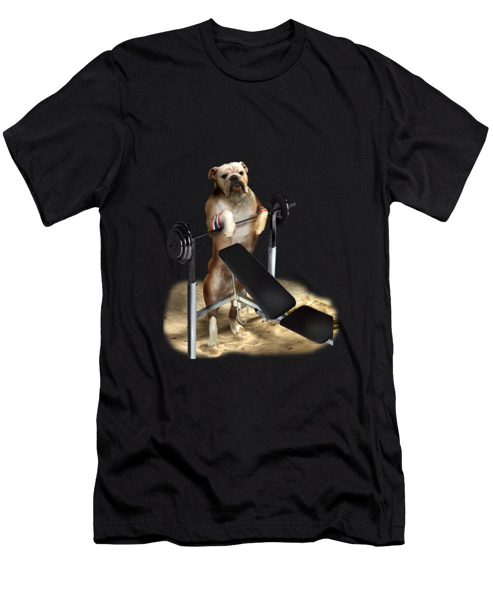 Muscle Boy Boxer Lifting Weights Gina Femrite T-Shirt