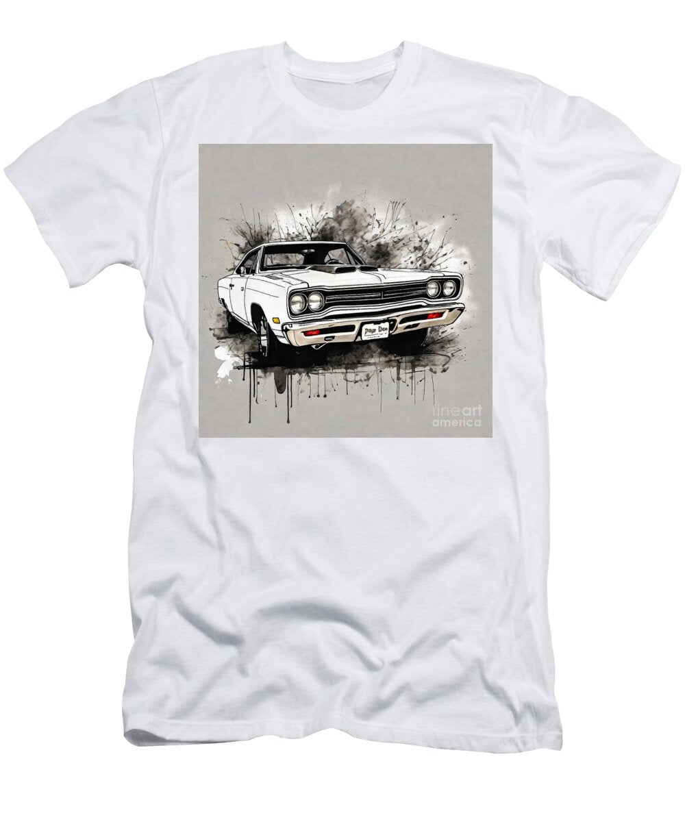 Muscle Car 1968 Plymouth Road Runner 383 Super Commando Ink 87 Clark Leffler T-Shirt