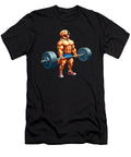 Muscle Labrador Dog Deadlifting Gym Workout Sophie Eleanor T-Shirt