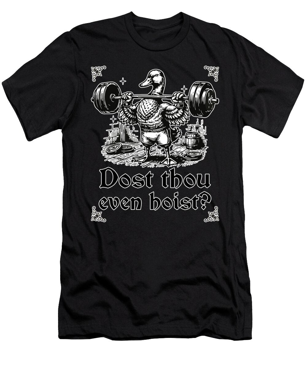 Muscular Duck Lifting Weights Shirtom T-Shirt
