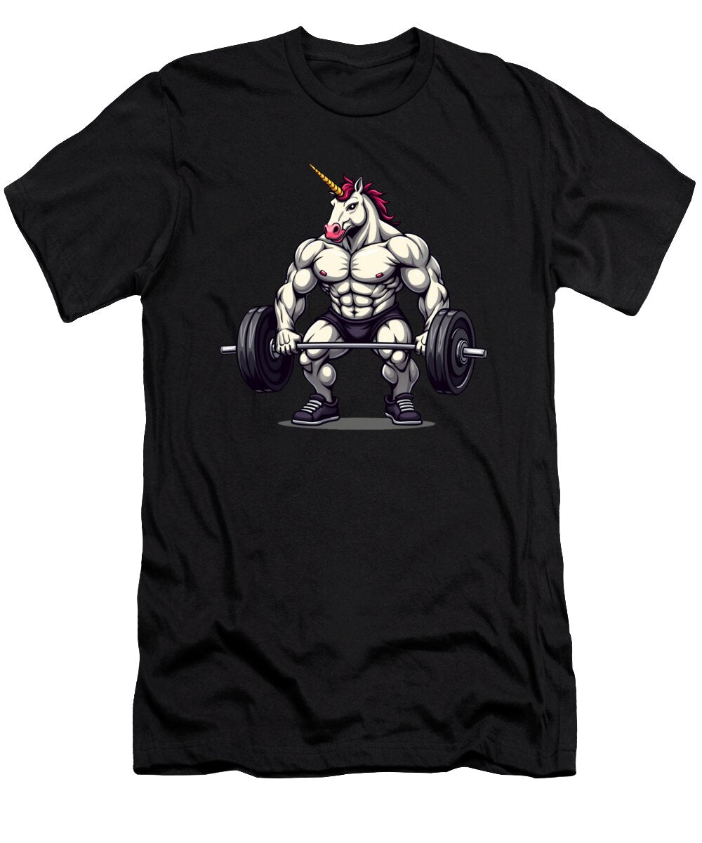 Muscular Unicorn Joanna Redesiuk T-Shirt