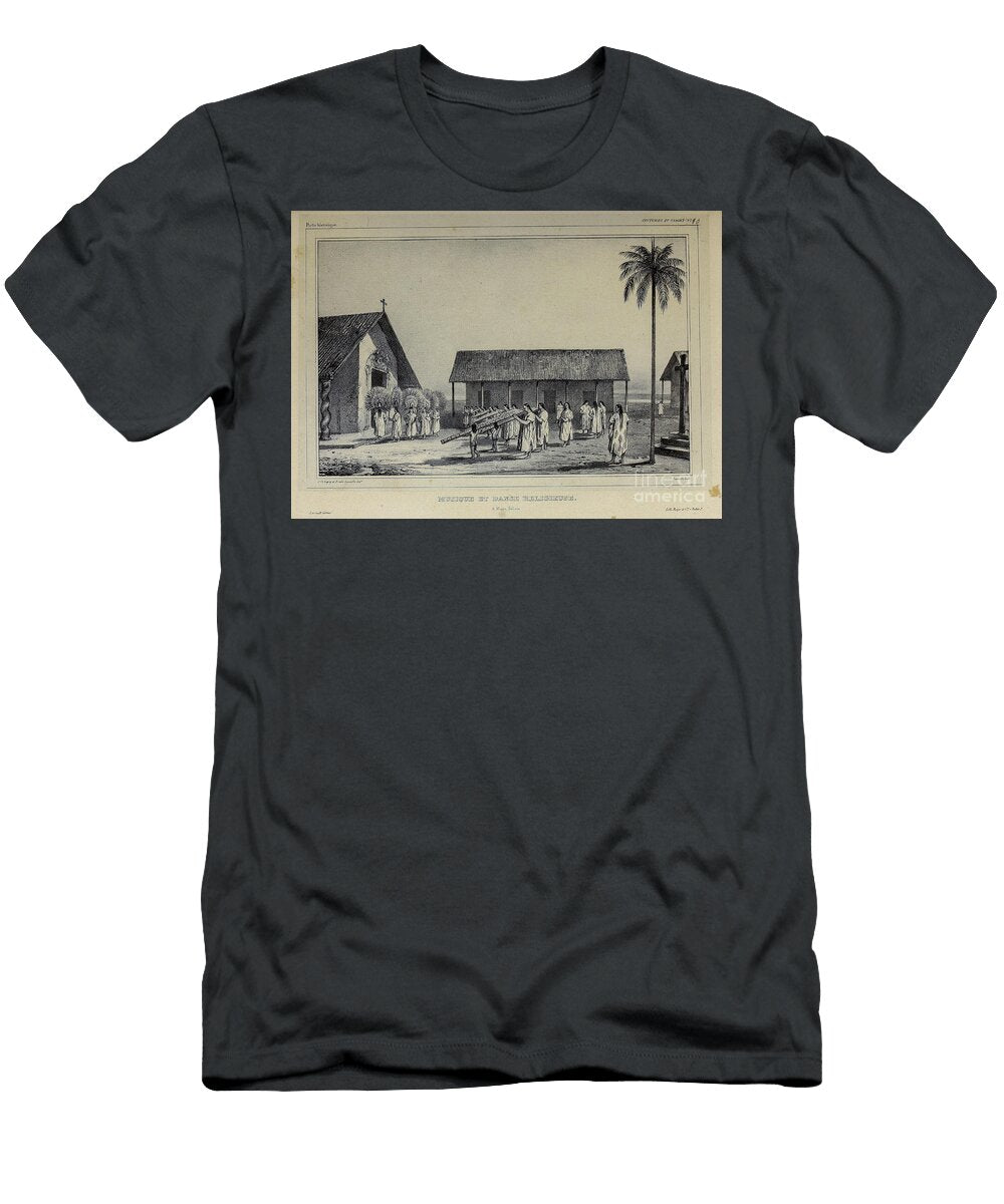 Music and Religious Dance 1844 U1 Historic Illustrations T-Shirt