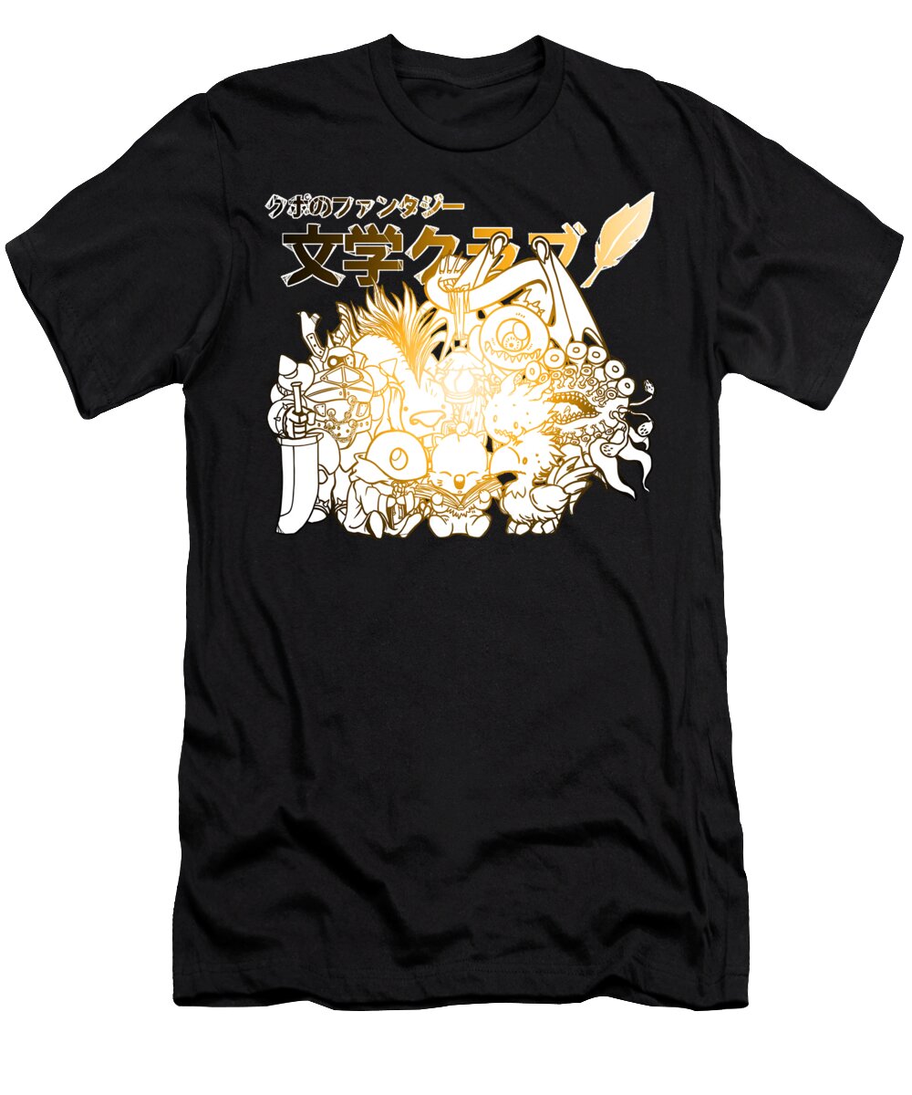 Music Retro Role Final Playing Fantasy Video Games Cute Graphic Gift Anime Chipi T-Shirt