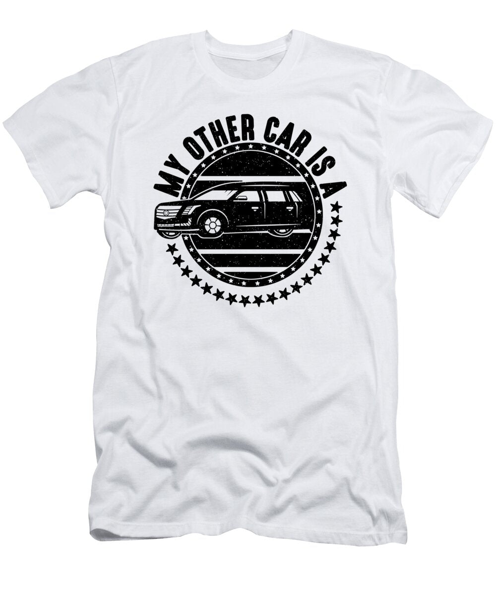 My Car Is a Embalmer Retro Funeral Home Embalmers Tshirtconcepts Marvin Poppe T-Shirt
