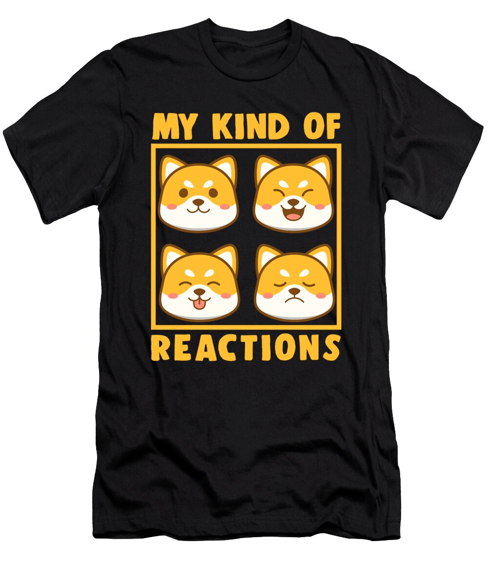 My Kind of Reactions Shiba Inu Japanese Dog Gift Thomas Larch T-Shirt